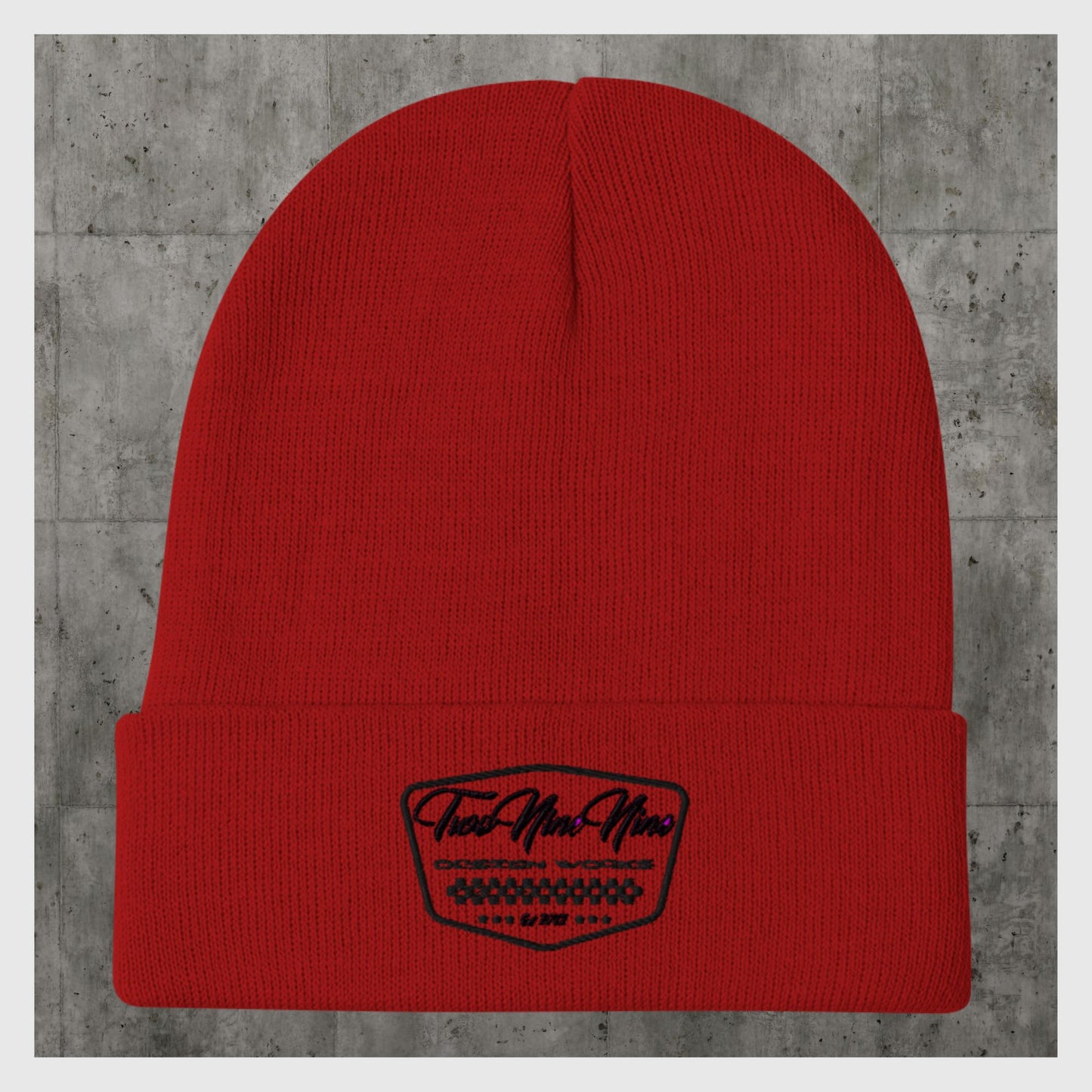 Embroidered Beanie